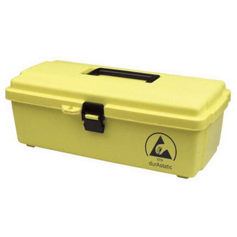 ESD-Safe Yellow durAstatic™ Tool Box, 14-1/2 x 7-1/2 x 5"